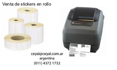 Venta de stickers en rollo