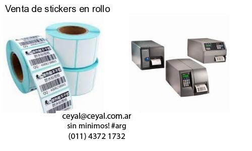 Venta de stickers en rollo