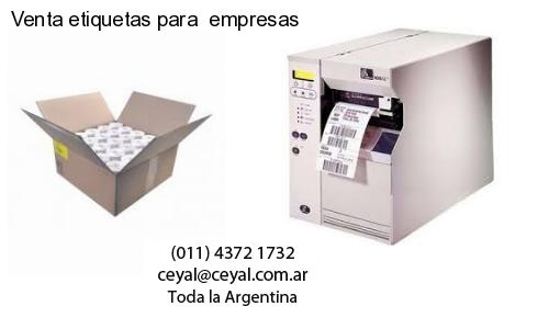 Venta etiquetas para  empresas