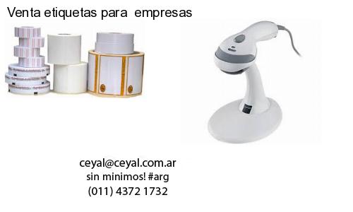 Venta etiquetas para  empresas