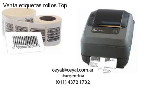 Venta etiquetas rollos Top