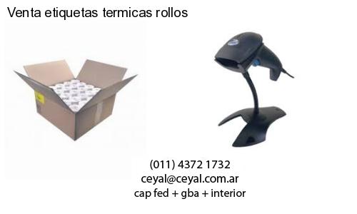 Venta etiquetas termicas rollos