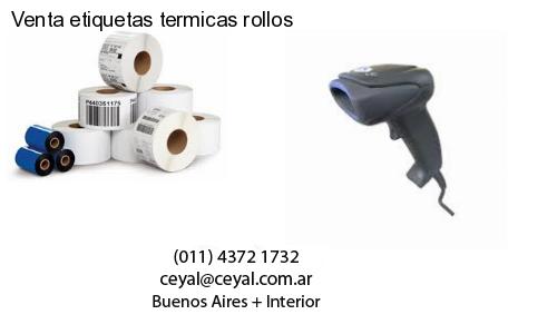 Venta etiquetas termicas rollos