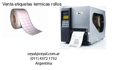 Venta etiquetas termicas rollos
