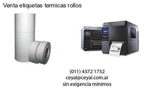Venta etiquetas termicas rollos