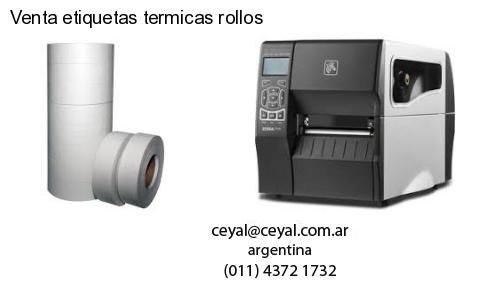 Venta etiquetas termicas rollos