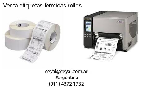 Venta etiquetas termicas rollos