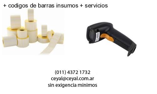   codigos de barras insumos   servicios