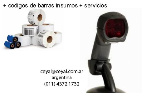   codigos de barras insumos   servicios