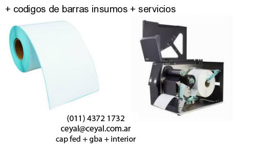   codigos de barras insumos   servicios