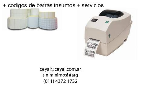   codigos de barras insumos   servicios