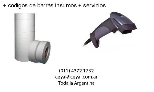   codigos de barras insumos   servicios