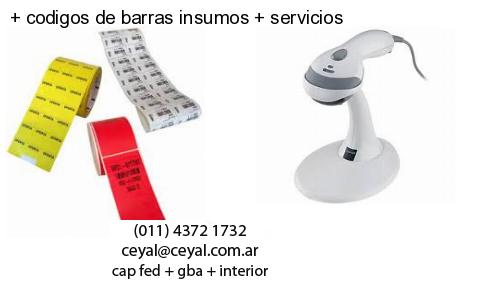   codigos de barras insumos   servicios