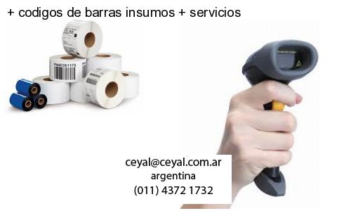   codigos de barras insumos   servicios