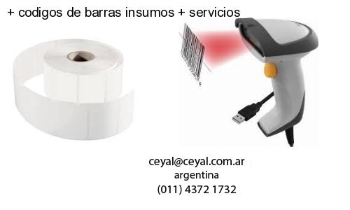  codigos de barras insumos   servicios