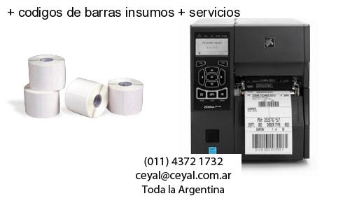   codigos de barras insumos   servicios