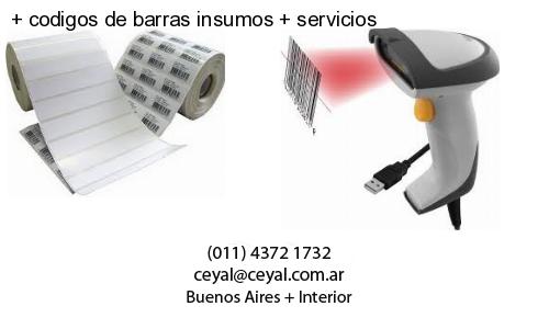   codigos de barras insumos   servicios
