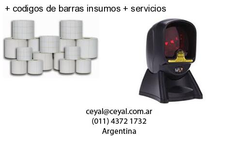   codigos de barras insumos   servicios