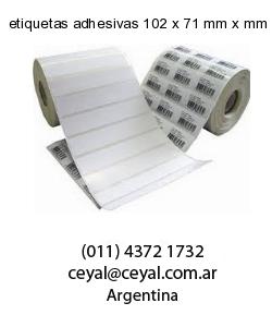 etiquetas adhesivas 102 x 71 mm x mm