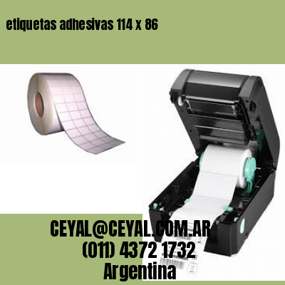 etiquetas adhesivas 114 x 86