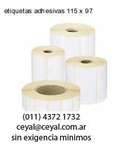 etiquetas adhesivas 115 x 97