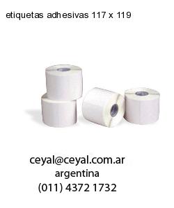 etiquetas adhesivas 117 x 119