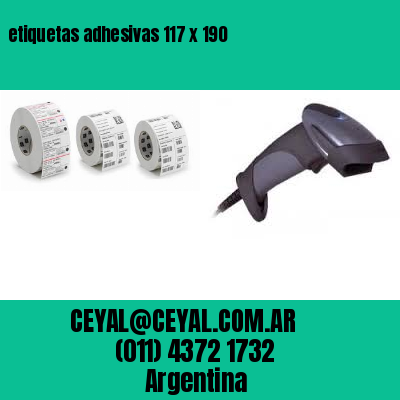 etiquetas adhesivas 117 x 190