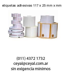 etiquetas adhesivas 117 x 25 mm x mm