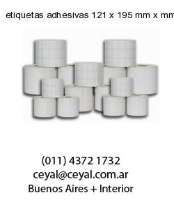 etiquetas adhesivas 121 x 195 mm x mm