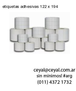 etiquetas adhesivas 122 x 194