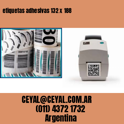 etiquetas adhesivas 132 x 188