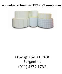 etiquetas adhesivas 132 x 73 mm x mm