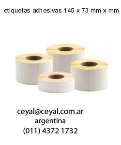 etiquetas adhesivas 145 x 73 mm x mm