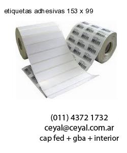 etiquetas adhesivas 153 x 99