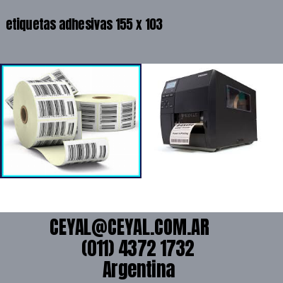 etiquetas adhesivas 155 x 103