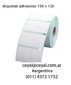 etiquetas adhesivas 159 x 120