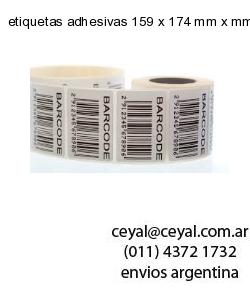 etiquetas adhesivas 159 x 174 mm x mm