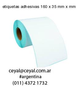 etiquetas adhesivas 160 x 35 mm x mm