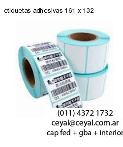 etiquetas adhesivas 161 x 132