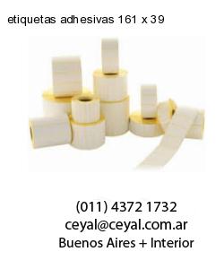 etiquetas adhesivas 161 x 39