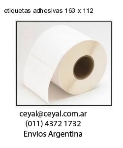 etiquetas adhesivas 163 x 112