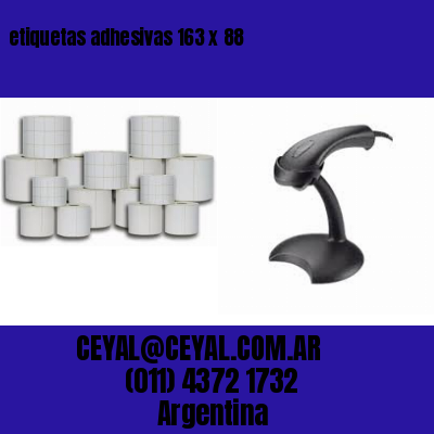 etiquetas adhesivas 163 x 88