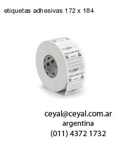 etiquetas adhesivas 172 x 184