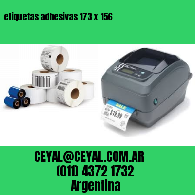 etiquetas adhesivas 173 x 156