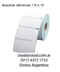 etiquetas adhesivas 175 x 75