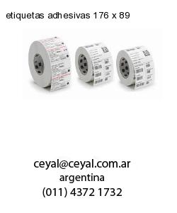 etiquetas adhesivas 176 x 89