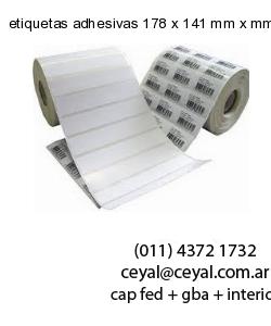 etiquetas adhesivas 178 x 141 mm x mm