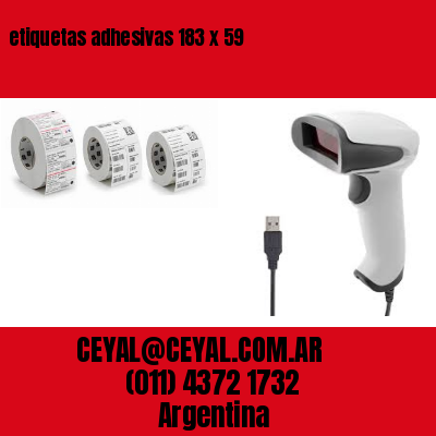 etiquetas adhesivas 183 x 59