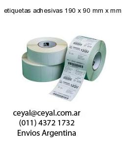 etiquetas adhesivas 190 x 90 mm x mm