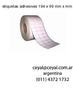 etiquetas adhesivas 194 x 99 mm x mm